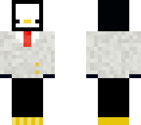 penguin in a tuxedo (grey)
