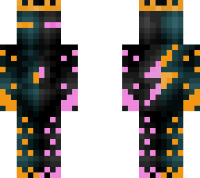 purple and blue enderman