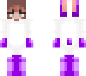 purple bunny onesie