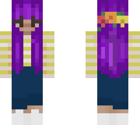 purple hair girl