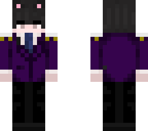 purple war suit catboy