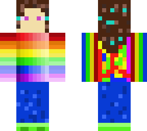 rainbow girl
