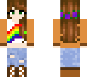 rainbow girl