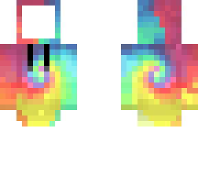 rainbow spiral hoodie template