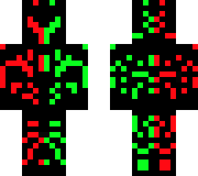 red and green robot