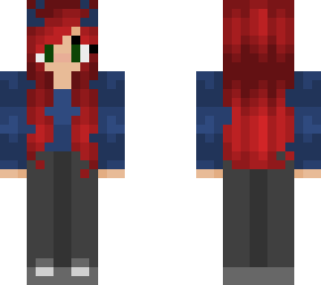 red head devil girl