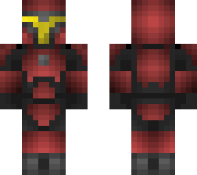 red mandolorian (yellow visor)