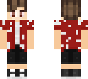 red/white button up nox