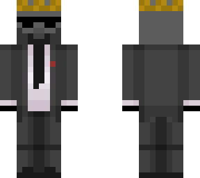 robot in tux with crown