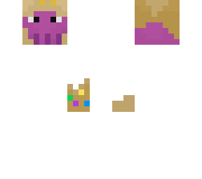 thanos head and gauntlet