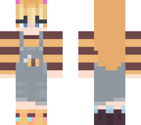 tubbo bee jumpsuit skin as a girl