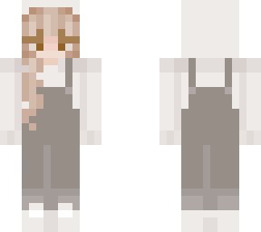 updated someones into overalls and brown eyes