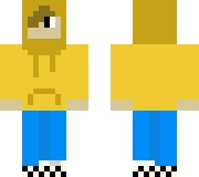yellow hoodie