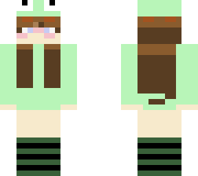 a frog girl skin i made-