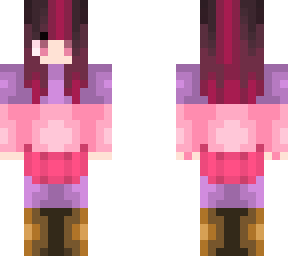 bete noir with a streek in her hair