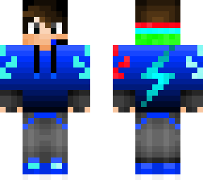 blue lightning sking!