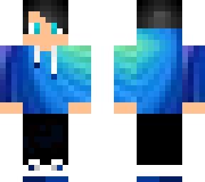 blue man