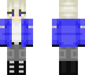 boy in a blue jacket