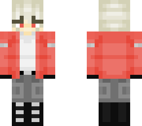 boy in a red jacket