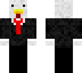 chicken in a suit