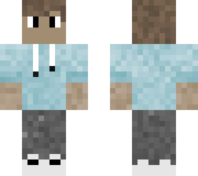 chill light blue sweater with grey pants (repost because last one was messed up)