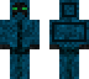 cool masked blue guy with hoodie