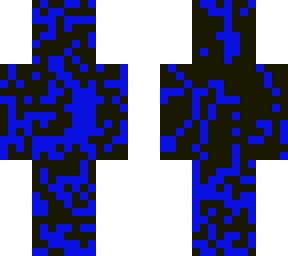 corrupted blue and black