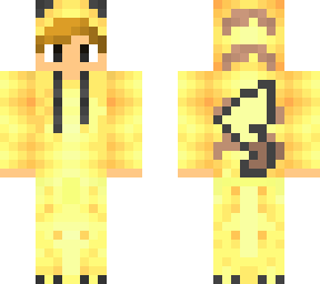 cute anime boy in pikachu pjs