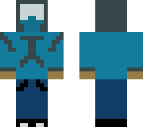 cyan man