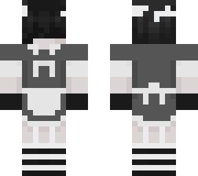 floofy hair & maid outfit