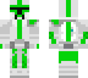 green clone snow trooper