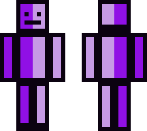 half and half purpled