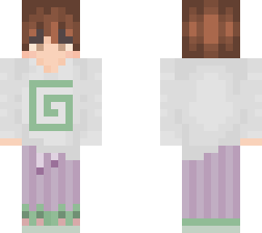 karl in pyjamas (striped)