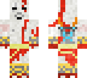 kratos with blue blades of athena