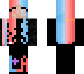l+a red and blue