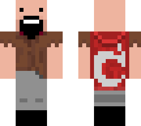 notch wearing mojang cape