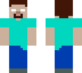 plastic minecraft herobrine