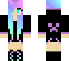 purple creeper hood girl