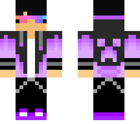 purple gamer boy! with colorful shades