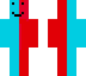 red and blue