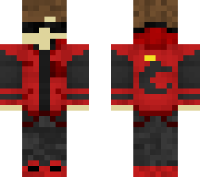red epic gamer (sunglasses and headphones with mic on it)