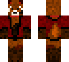 red fluffy