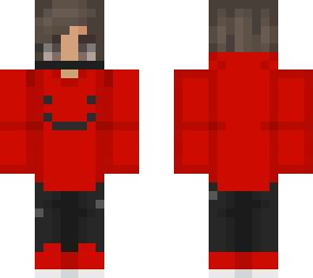 red smile hoodie
