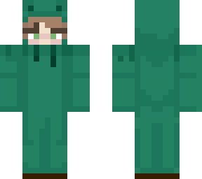 samothy in a frogie onesie