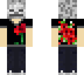 skull and roses