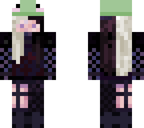 split hair, frog hat