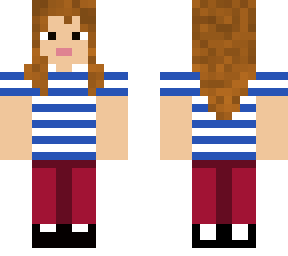 striped blue