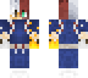 todoroki minecraft skin