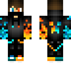 water and fire gamer boy *fixed*