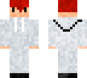white hoodie